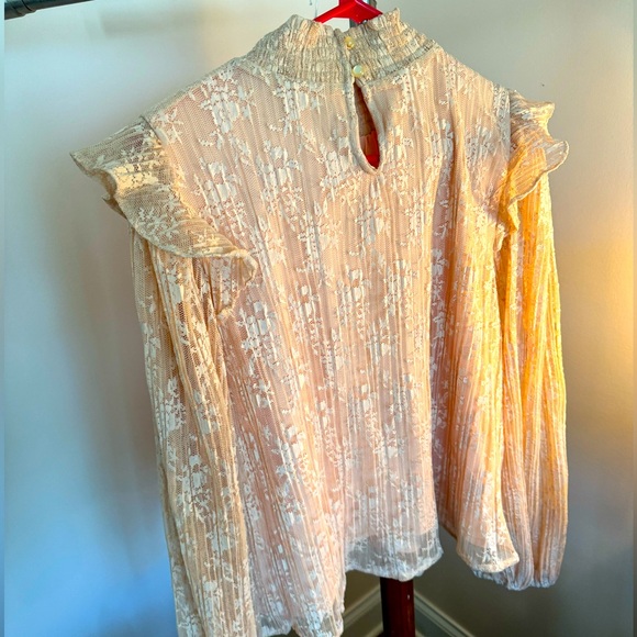 Anthropologie- Porridge Sheer Lace Top - BRAND NEW! - Picture 5 of 7